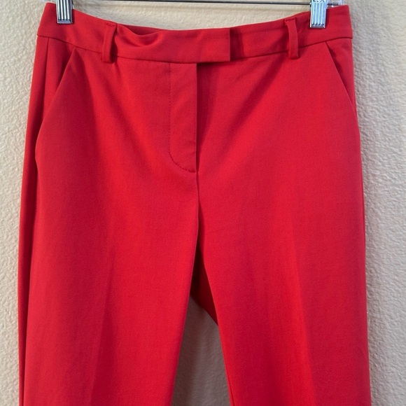 REISS “Joanne” Cropped Tailored Pants In Orange/Red Size 4 EUC! - Picture 8 of 12